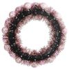 vidaXL Christmas Ball Wreathes 2 pcs Pink 33 x 33 x 7 cm Polystyrene