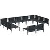 vidaXL Garden Sofa Set Anthracite Steel