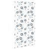 vidaXL Shower Roller Blind 120x240 cm Fabric Width 116 cm