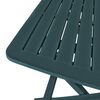 vidaXL 3 Piece Folding Bistro Set Plastic Green