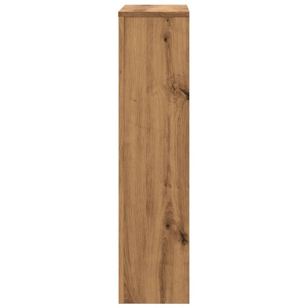 vidaXL Radiator Cover Artisian Oak 104x20x82 cm Engineered Wood