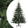 vidaXL Artificial Hinged Christmas Tree 120 cm PVC and Metal Green