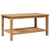 vidaXL Coffee Table Brown 90 x 50 x 45 cm Solid teak wood