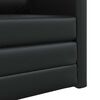 vidaXL Sofa Bed Black 74 x 77 x 81 cm Velvet