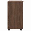 vidaXL Bathroom Cabinet with Storage Brown Oak 61 x 35 x 64 cm