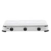 Gimeg 3-Burner Gas Cooker Steel White