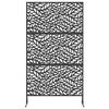 vidaXL Privacy Screen Black 100 x 50 x 180 cm Steel