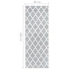 vidaXL Runner Rug BCF Grey and White 80x200 cm