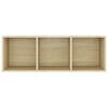 vidaXL TV Cabinet Sonoma Oak 107x35x37 cm Engineered Wood