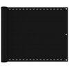 vidaXL Balcony Screen Black 75x300 cm HDPE