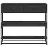 vidaXL Console Table Black 90x35x80 cm Engineered Wood