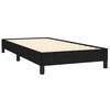 vidaXL Bed Frame without Mattress Black 90x190 cm Single Single Fabric