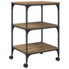 vidaXL Printer Stand Artisan Oak 50 x 41 x 75 cm Engineered Wood
