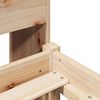 vidaXL Bookcase Bed without Mattress 90x200 cm Solid Wood Pine