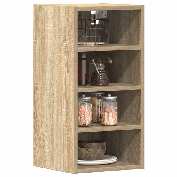 vidaXL Hanging Cabinet Riga Sonoma Oak 30x29.5x60 cm Engineered Wood