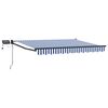 vidaXL Manual Retractable Awning with LEDs 3.5 x 2 m