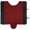 vidaXL Horse Blanket Bordeaux and Black 125 cm Polyester