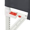 vidaXL Toddler Safety Bed Rail Dark Grey 190x25 cm Fabric