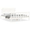 vidaXL Bed Frame without Mattress White 160x200 cm Solid Wood Pine