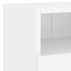 vidaXL 4 Piece TV Wall Units White Engineered Wood