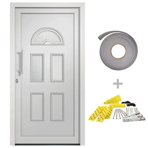 vidaXL Front Door White 98x198 cm