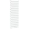 vidaXL Zebra Blind White 80x230 cm Fabric Width 75.9 cm Polyester