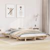 vidaXL Bed Frame without Mattress 140x200 cm Solid Wood Pine