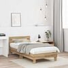 vidaXL Bed Frame Artisan Oak 193 x 95 x 88 cm Engineered Wood