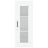 vidaXL Wall Mounted Cabinet White 34.5x34x90 cm