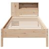 vidaXL Bookcase Bed without Mattress 90x200cm Solid Wood Pine