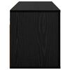 vidaXL Wall Mounted TV Cabinet Black Oak 100 x 34.5 x 40 cm