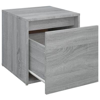 vidaXL Box Drawer Grey Sonoma 40.5x40x40 cm Engineered Wood