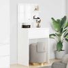 vidaXL Bedroom Dressing Tables with Drawer White 80 x 39.6 x 135 cm