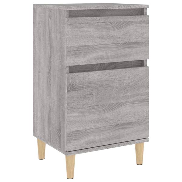 vidaXL Bedside Cabinet Grey Sonoma 40x35x70 cm