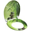 SCH&Uuml;TTE Duroplast Toilet Seat with Soft-Close GREEN GARDEN Printed