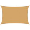 vidaXL Sunshade Sail 160 g/m&sup2; Rectangular Sand 5x6 m HDPE