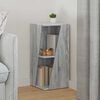 vidaXL Side Shelf Grey Sonoma 33 x 32 x 70.5 cm Engineered Wood