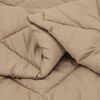 vidaXL Winter Duvet Taupe 155 x 220 cm Microfiber