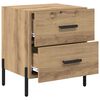 vidaXL Bedside Cabinet Artisan Oak 40 x 35 x 47.5 cm Engineered Wood