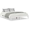 vidaXL Extra Long Bed Frame without Mattress White 140x220 cm Solid Wood Pine