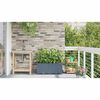vidaXL Garden Planter 2 pcs LiGht Grey Steel