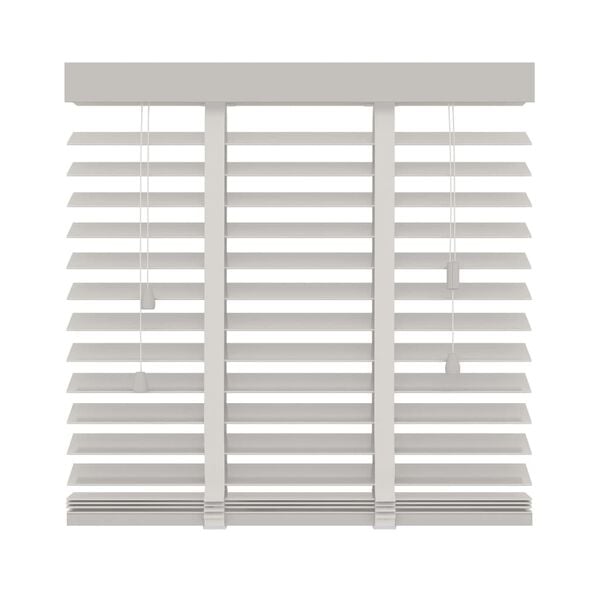 Decosol Horizontal Blinds Wood 50 mm 60x180 cm White