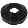 vidaXL Lawn Edgings Black 5000 x 4 x 5 cm Plastic