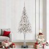 vidaXL Christmas Tree with 300 LEDs White 210 cm PE and Steel