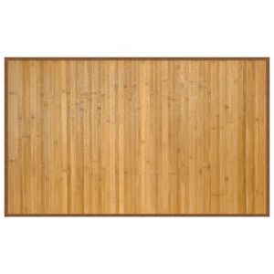 vidaXL Rug Rectangular Natural 60x100 cm Bamboo