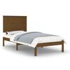 vidaXL Bed Frame without Mattress Honey Brown 100x200 cm Solid Wood Pine