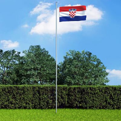 vidaXL Croatia Flag 90x150 cm