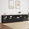 vidaXL Sideboard with LED Lights Black 283x37x67 cm