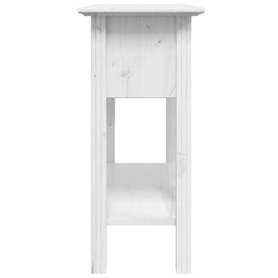 vidaXL Console Table BODO White 90x34.5x73 cm Solid Wood Pine