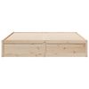 vidaXL Bed Frame without Mattress 180x200 cm Super King Solid Wood Pine